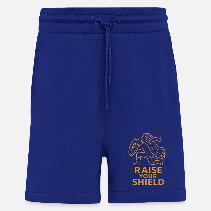 Illustration eines ermächtigten Schildes - Shorts - made by SPREAD - Iconic Blue