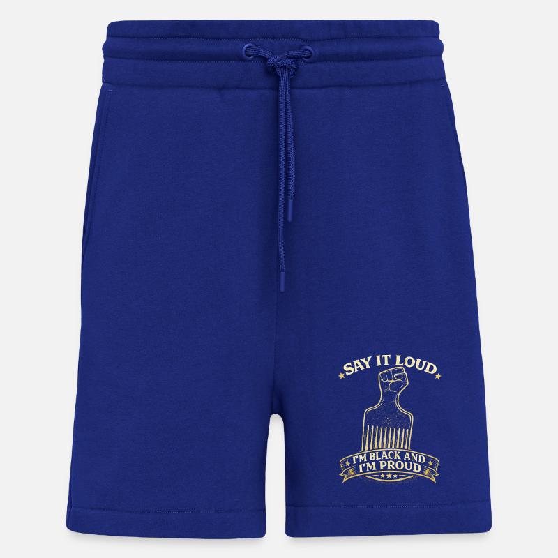 Ich bin schwarz und stolz - Shorts - made by SPREAD - Iconic Blue