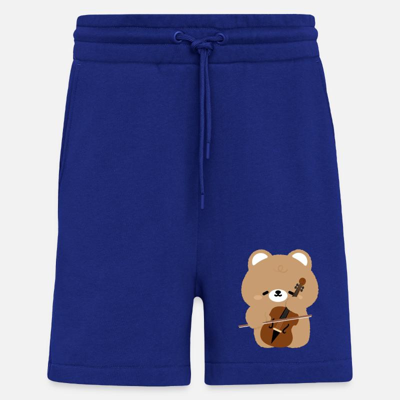 Bear Cello Charm - Shorts - made by SPREAD - Iconic Blue
