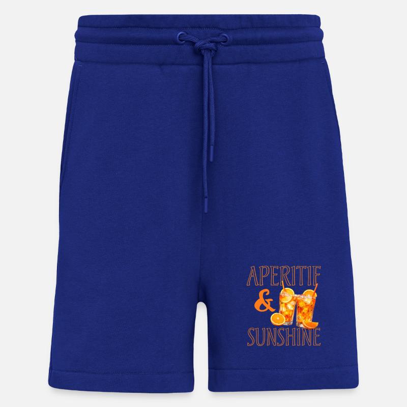 Apéritif & Rayon de soleil - Short bio décontracté fabriqué en UE - Iconic Blue