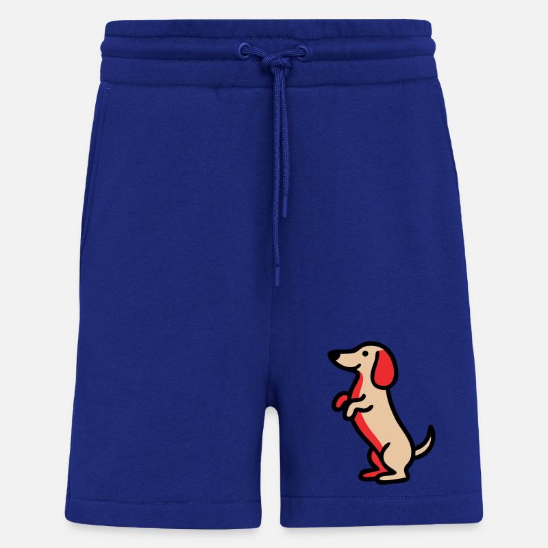 Süßer Dackel Hund Männchen Comic - Shorts - made by SPREAD - Iconic Blue