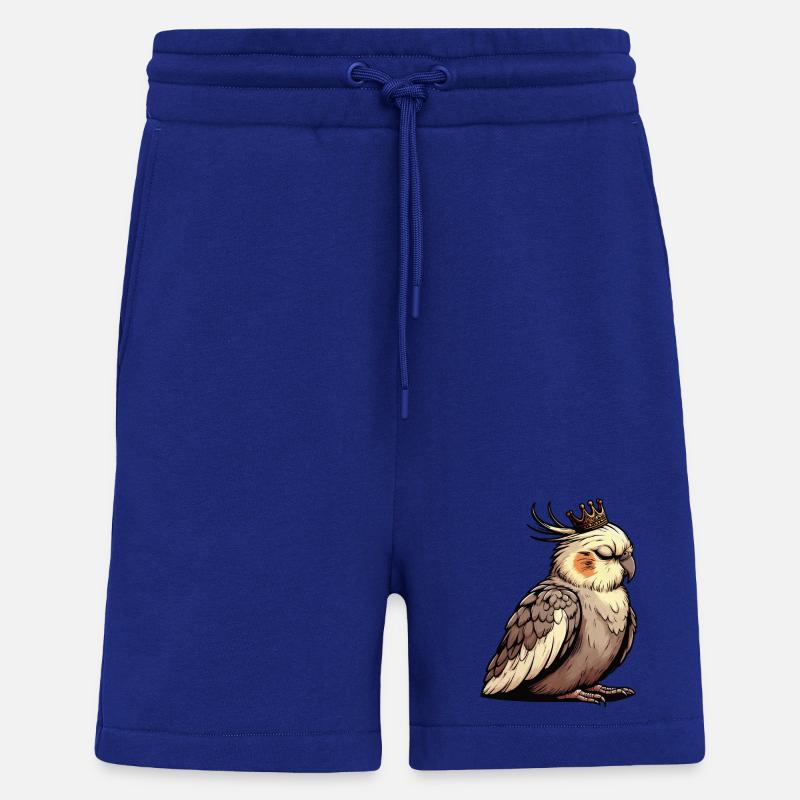 Calopsitte Calopsitte Calopsitte Oiseau calopsitte - Short bio décontracté fabriqué en UE - Iconic Blue