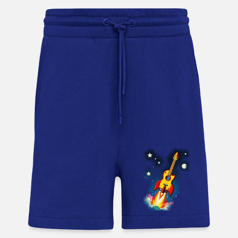 Guitare spatiale - Short bio décontracté fabriqué en UE - Iconic Blue
