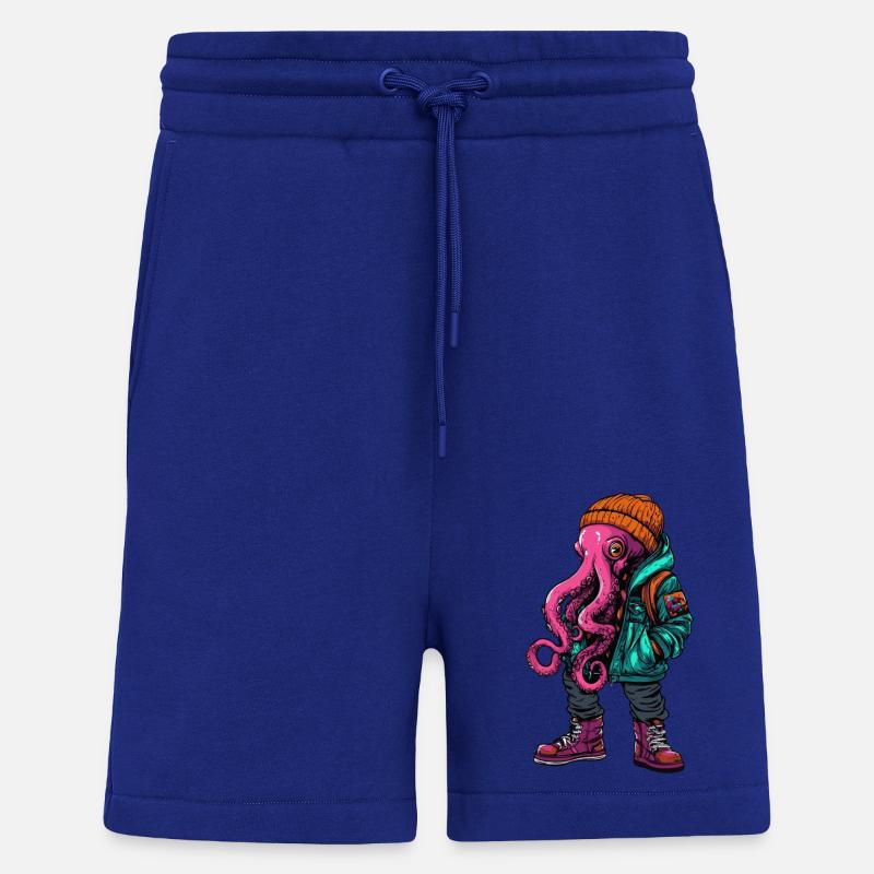 Octopus Mode Hiver - Short bio décontracté fabriqué en UE - Iconic Blue