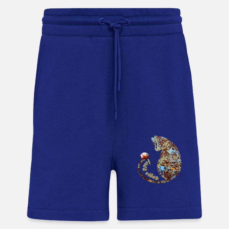 Cat with chestnut E 85 - Shorts - made by SPREAD - Iconic Blue