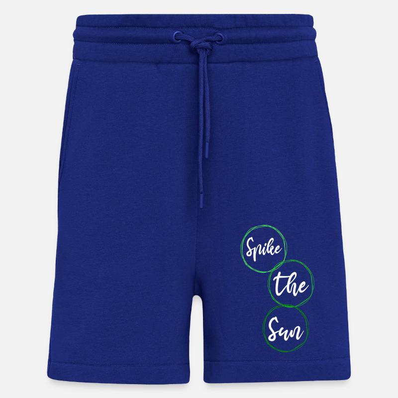 beach volleyball techniques present - Shorts - made by SPREAD - Iconic Blue