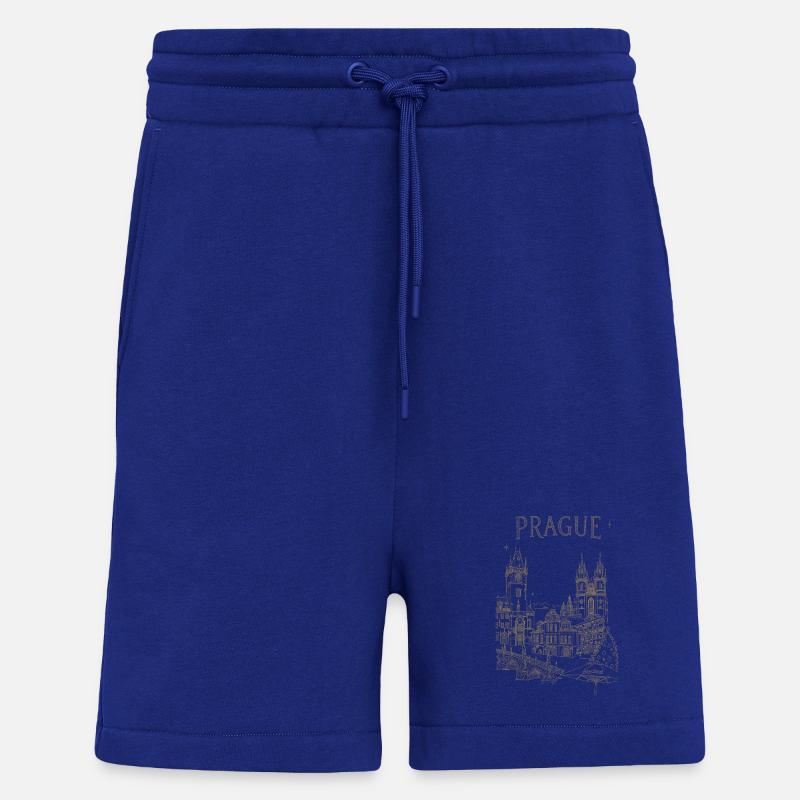 Stylized Prague - Shorts - made by SPREAD - Iconic Blue