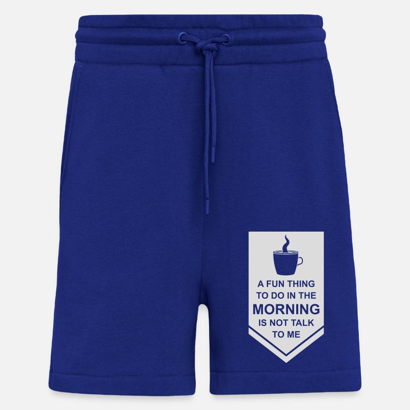 ne me parle pas - Short bio décontracté fabriqué en UE - Iconic Blue