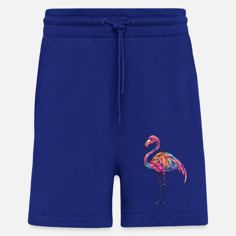 Flamingo Bunt - Shorts - made by SPREAD - Iconic Blue