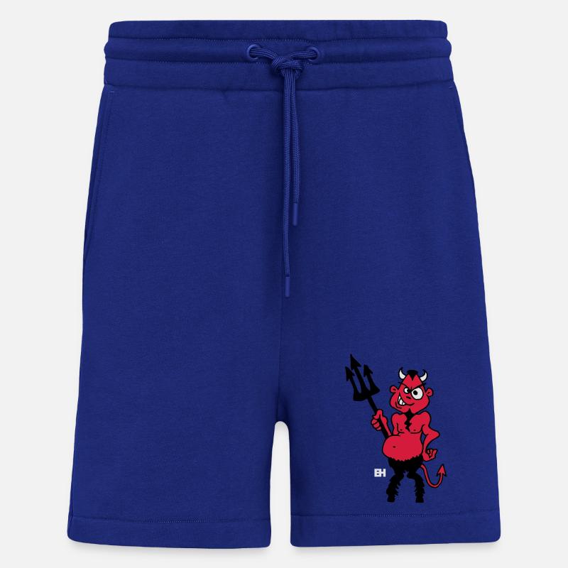 Fat red devil - Shorts - made by SPREAD - Iconic Blue