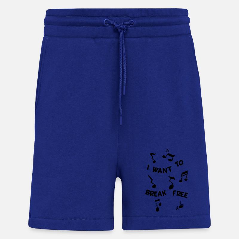Liberté des fausses notes - Short bio décontracté fabriqué en UE - Iconic Blue
