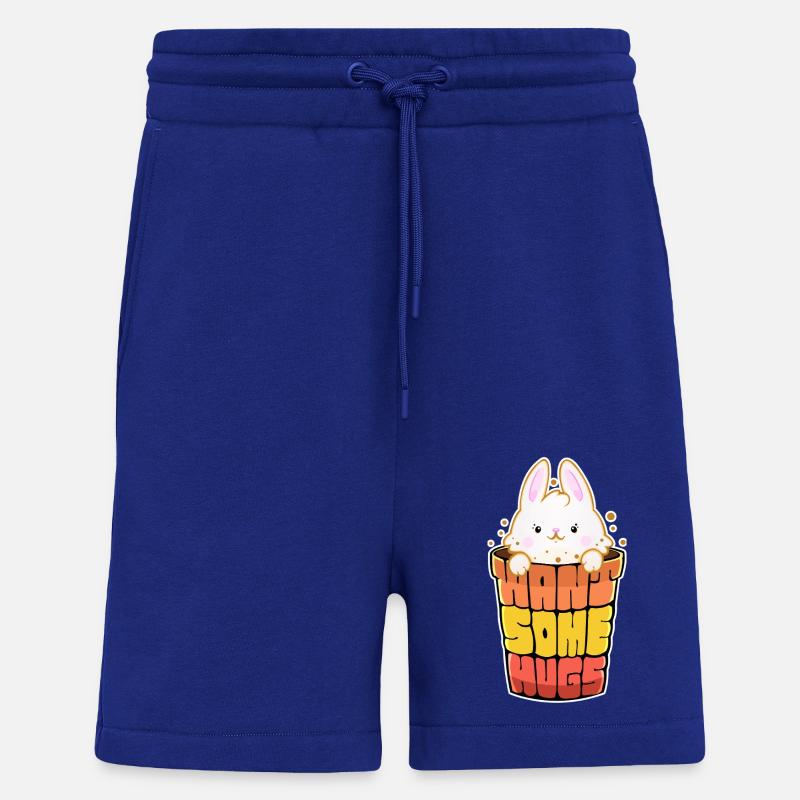 Envie de câlins ? - Short bio décontracté fabriqué en UE - Iconic Blue