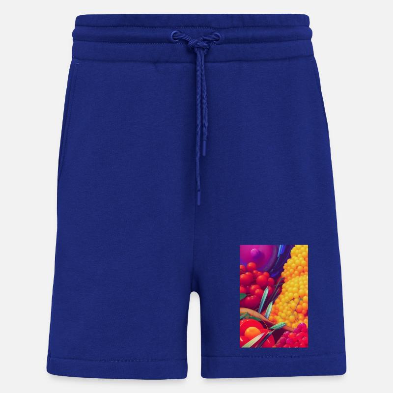 Fruit - Short bio décontracté fabriqué en UE - Iconic Blue