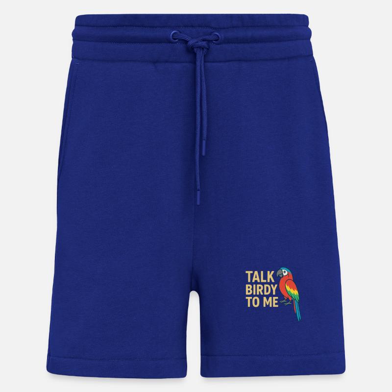 Glücklicher Papagei mit Text - Shorts - made by SPREAD - Iconic Blue