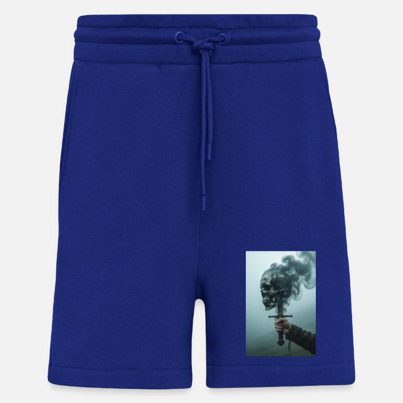 Schattenschädel mit Rauchschwert - Shorts - made by SPREAD - Iconic Blue