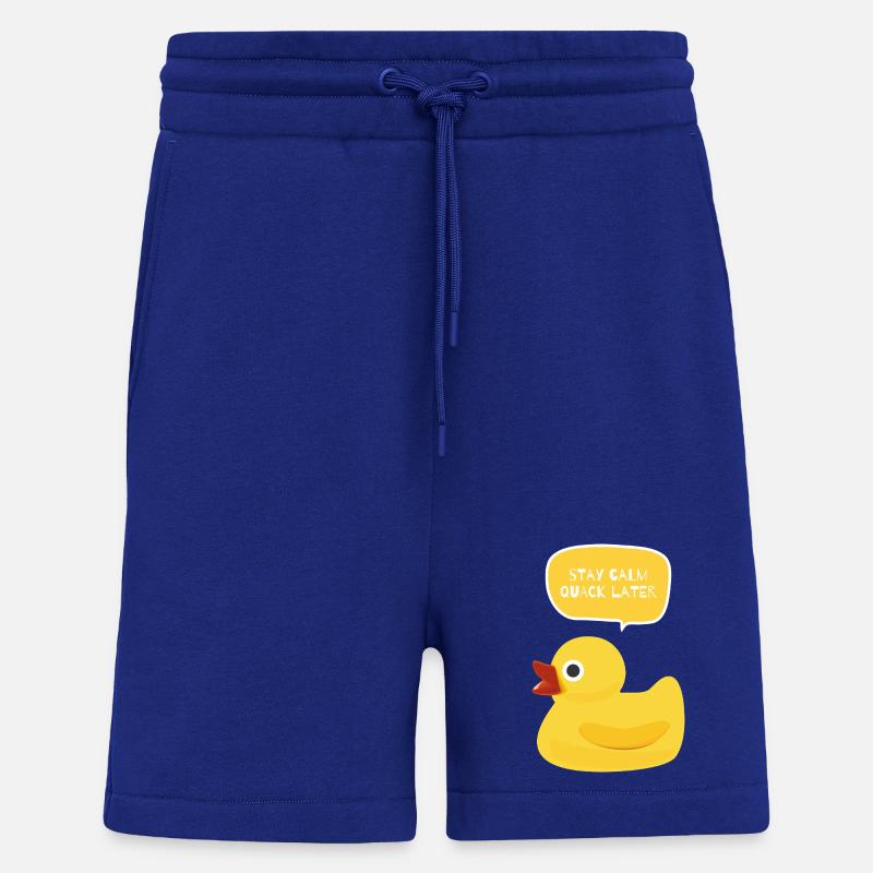 Bleib ruhig, quakt später Entendesign - Shorts - made by SPREAD - Iconic Blue