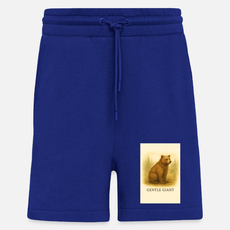 Ours géant mou - Short bio décontracté fabriqué en UE - Iconic Blue