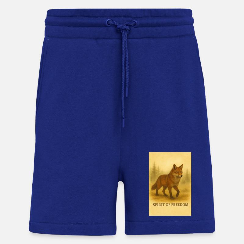 Freiheitsfuchs im Sepia-Stil - Shorts - made by SPREAD - Iconic Blue