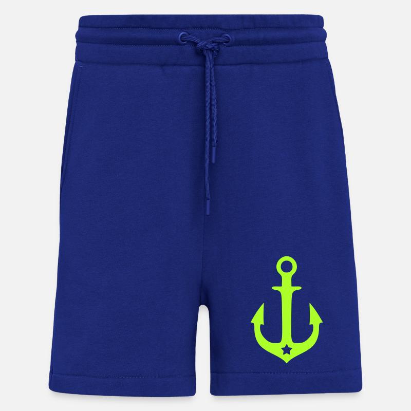 Neonanker mit Sternenbadge - Shorts - made by SPREAD - Iconic Blue
