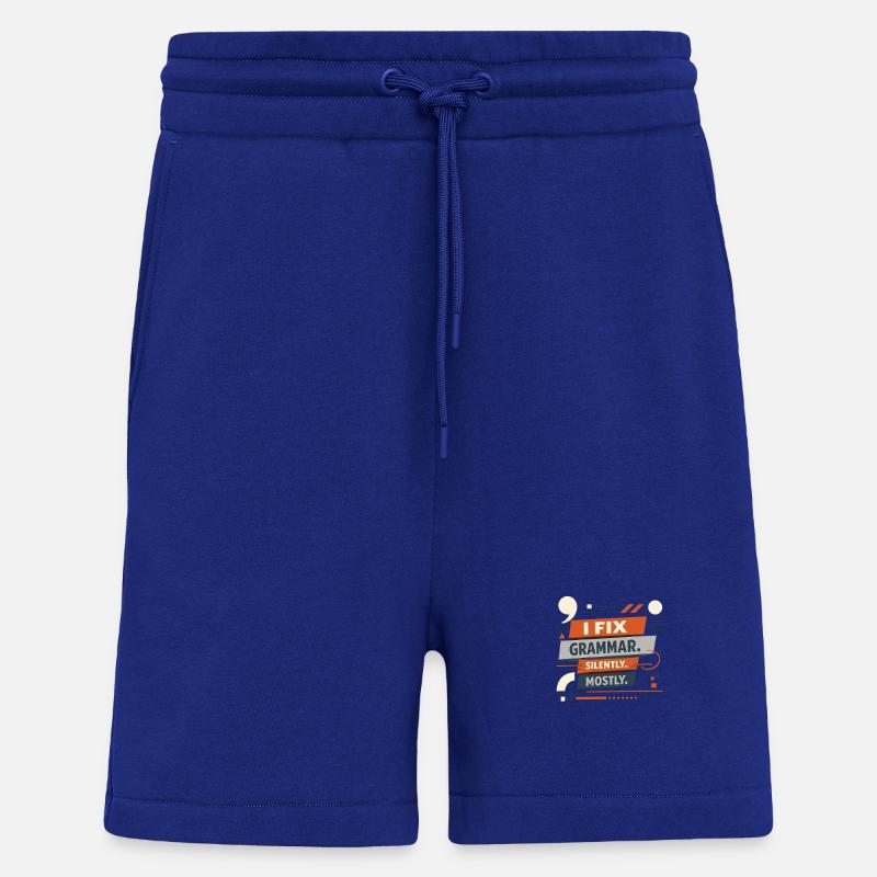 I Fix Grammar Silently Mostly - Shorts - made by SPREAD - Iconic Blue
