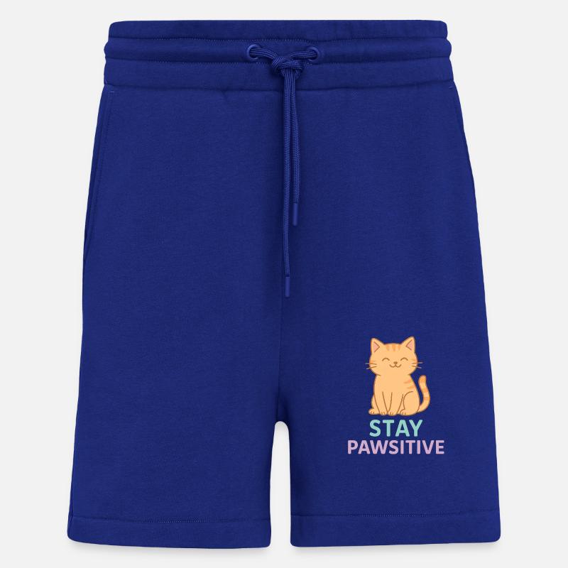 Stay Pawsitive - Shorts - made by SPREAD - Iconic Blue
