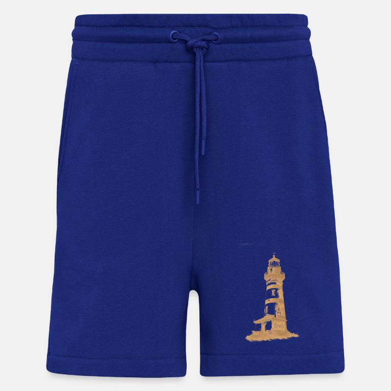 Accent de couleur phare - Short bio décontracté fabriqué en UE - Iconic Blue