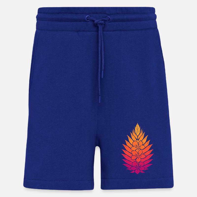Regenbogen Lotus Mandala - Shorts - made by SPREAD - Iconic Blue