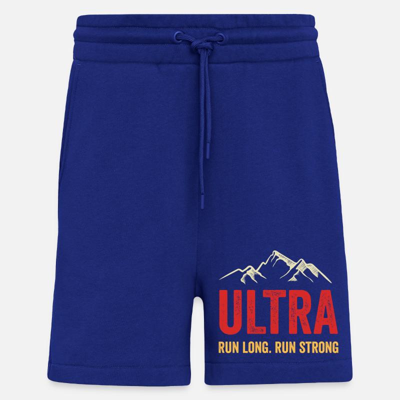 Ultra Running - Run Long. Run Strong. - Shorts - made by SPREAD - Iconic Blue