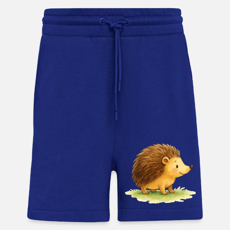 Bande dessinée hérisson - Short bio décontracté fabriqué en UE - Iconic Blue