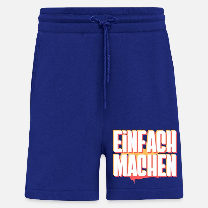Fais-le - Short bio décontracté fabriqué en UE - Iconic Blue
