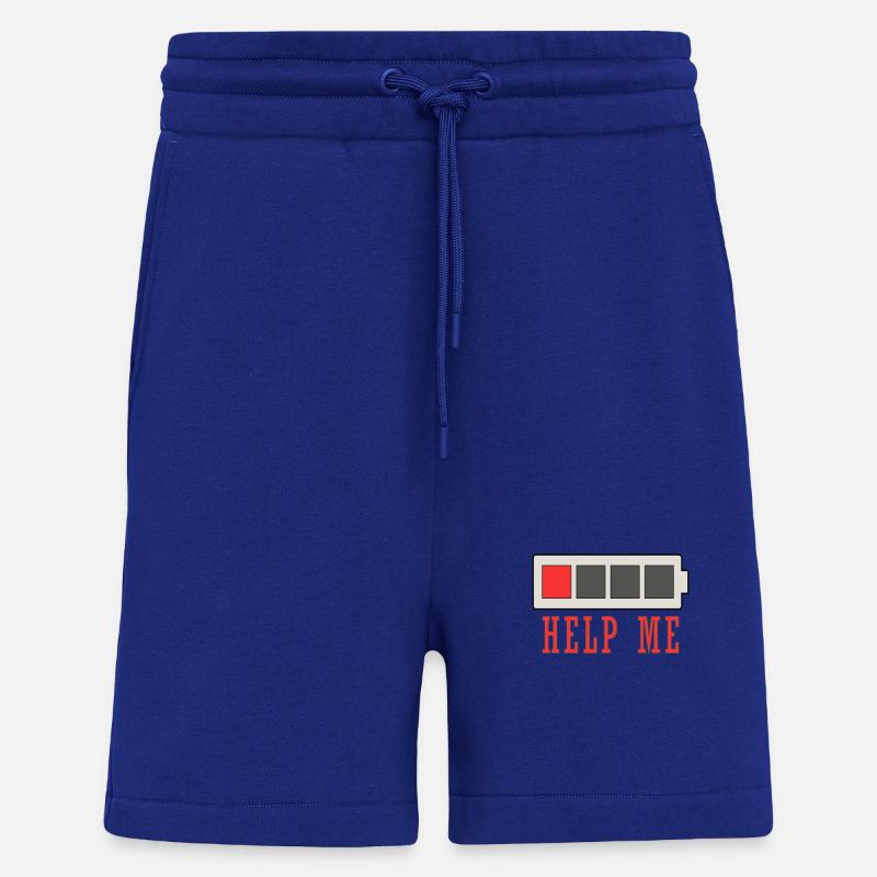 HELP ME - Short bio décontracté fabriqué en UE - Iconic Blue