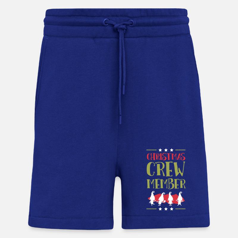 Noël de l’équipage de Weihnachten - Short bio décontracté fabriqué en UE - Iconic Blue
