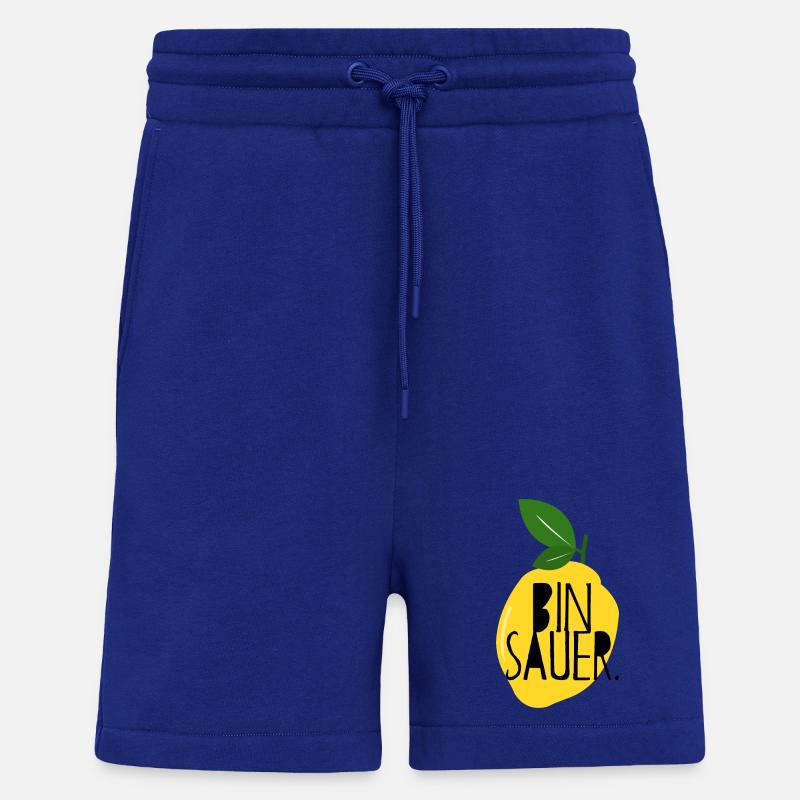 Bin sauer - Zitrone - Schlechte Laune - Statement - Shorts - made by SPREAD - Iconic Blue