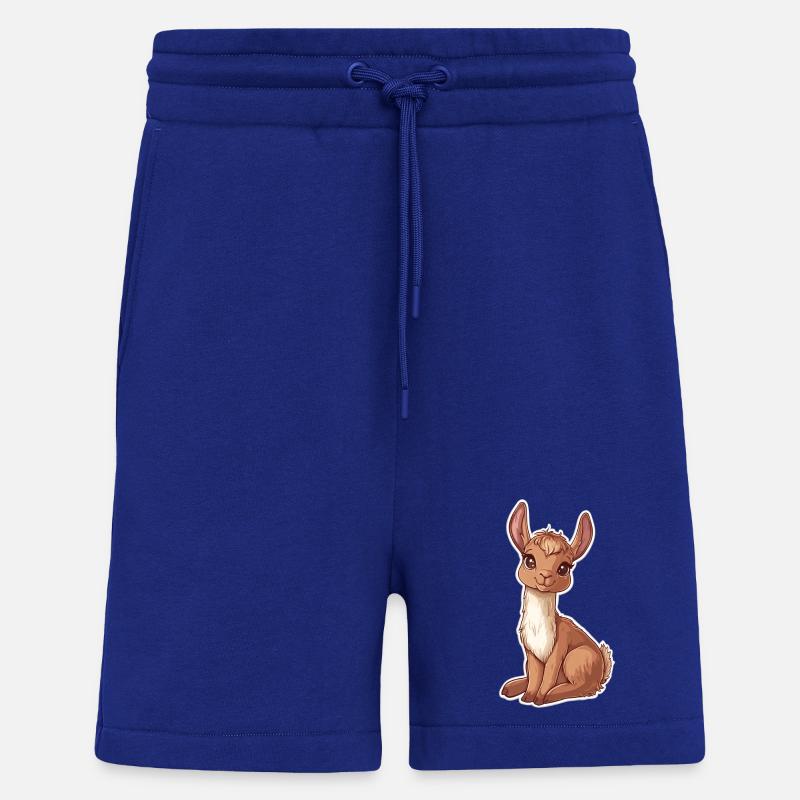 Lama Alpaka Llama Tier Geschenk - Shorts - made by SPREAD - Iconic Blue