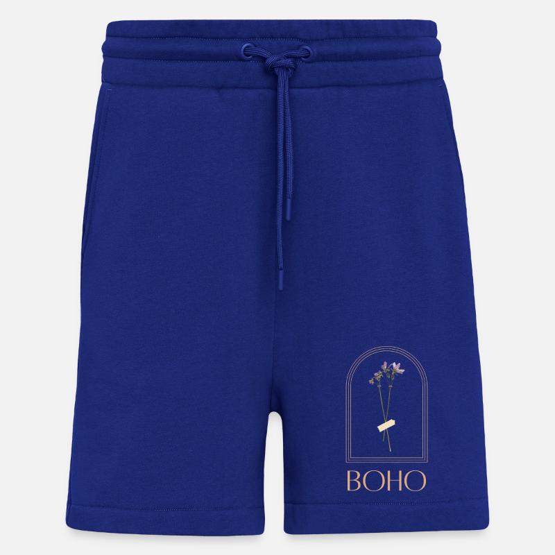 Boho Blütenstrauß im Bogenrahmen - Shorts - made by SPREAD - Iconic Blue