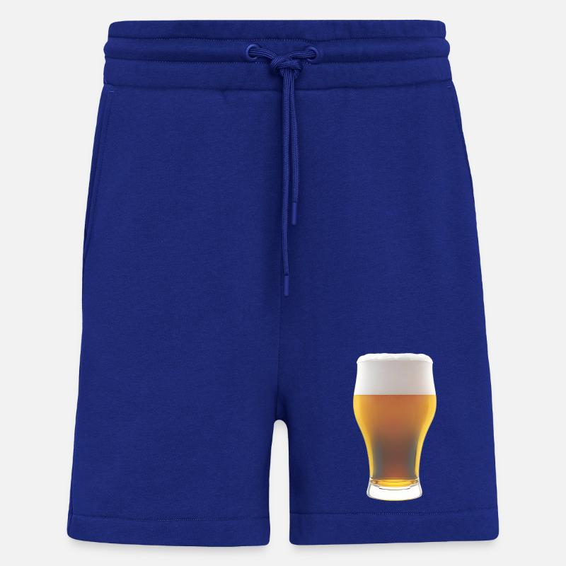 Biergradienten Glas mit Schaum - Shorts - made by SPREAD - Iconic Blue