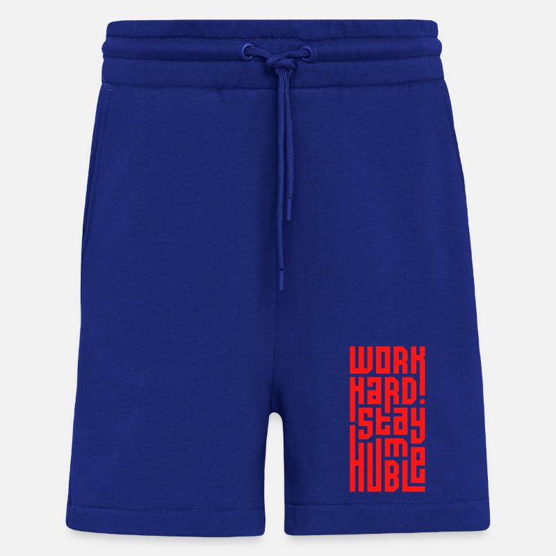 Work Hard Stay Humble - Shorts - made by SPREAD - Iconic Blue
