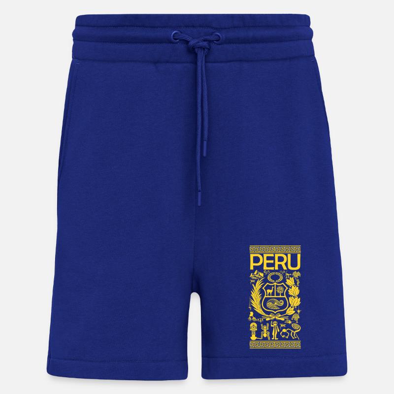Pérou - Short bio décontracté fabriqué en UE - Iconic Blue