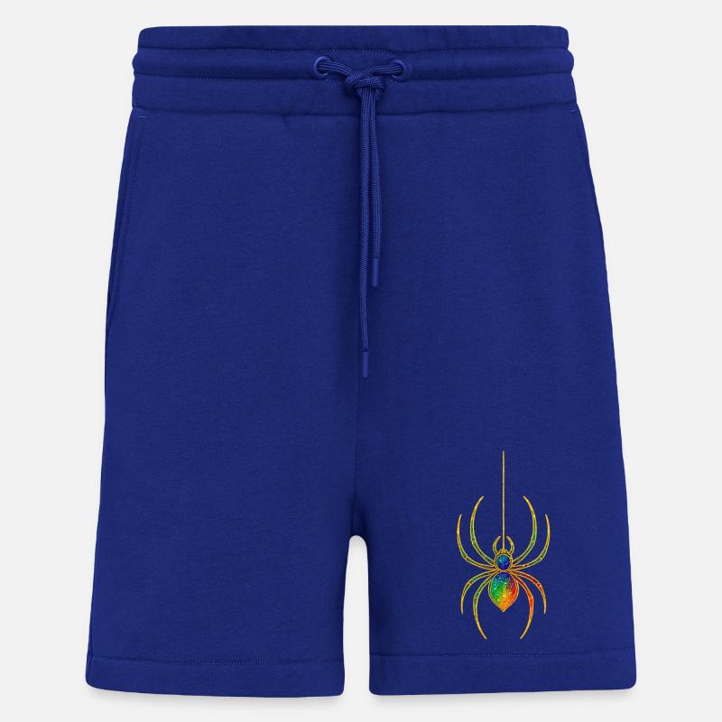 Regenbogen Glitzer-Spinne - Shorts - made by SPREAD - Iconic Blue