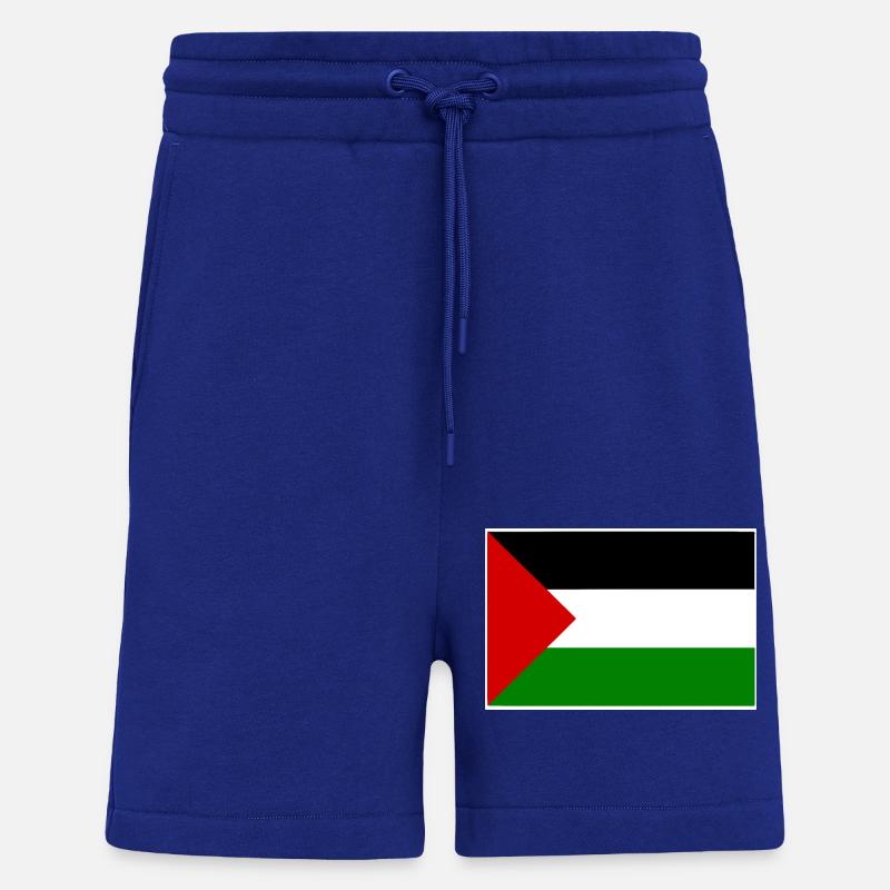 Free palestine - Short bio décontracté fabriqué en UE - Iconic Blue