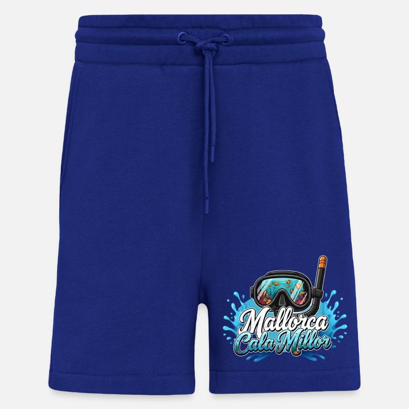 Plongée de rêve Cala Millor - Short bio décontracté fabriqué en UE - Iconic Blue