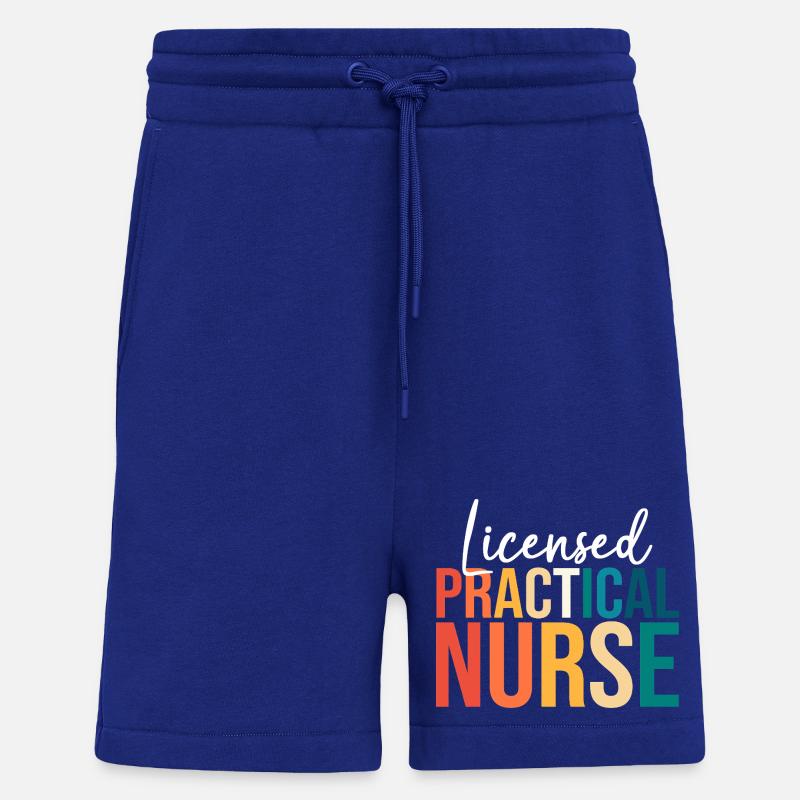 Infirmière Infirmière Infirmière - Short bio décontracté fabriqué en UE - Iconic Blue