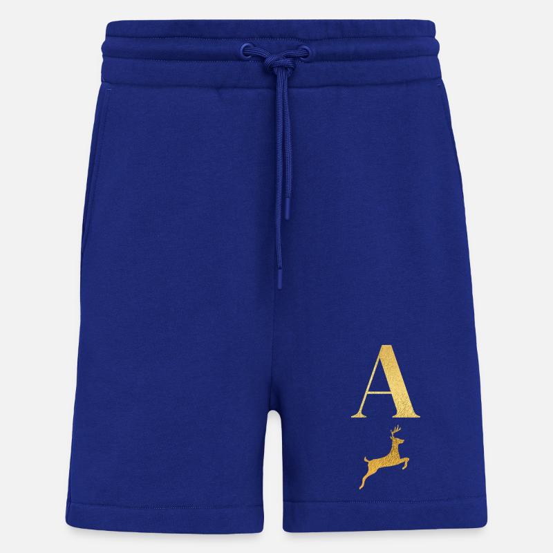 Brief an einen goldenen Hirsch - Geschenkidee - Shorts - made by SPREAD - Iconic Blue