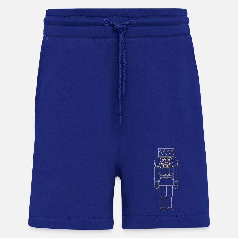Casse-Noisette Gold Lines Noël Noël - Short bio décontracté fabriqué en UE - Iconic Blue