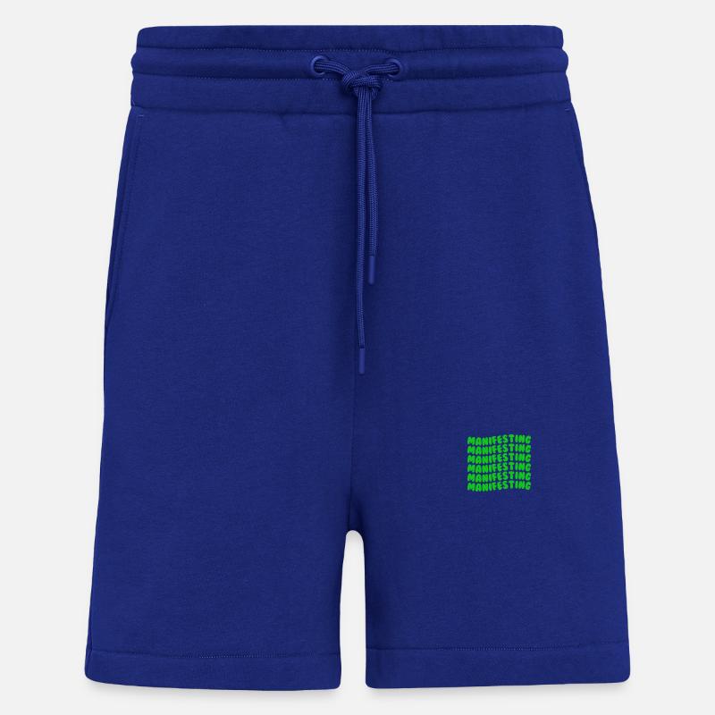 Manifester le vert - Short bio décontracté fabriqué en UE - Iconic Blue