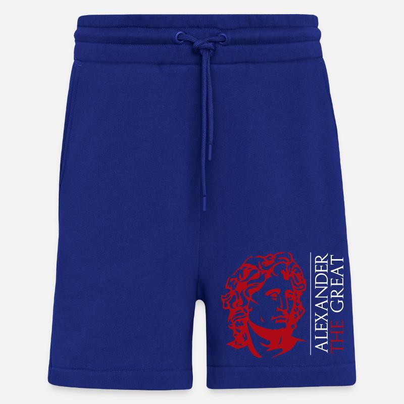 Alexander der Große Rote Büste - Shorts - made by SPREAD - Iconic Blue