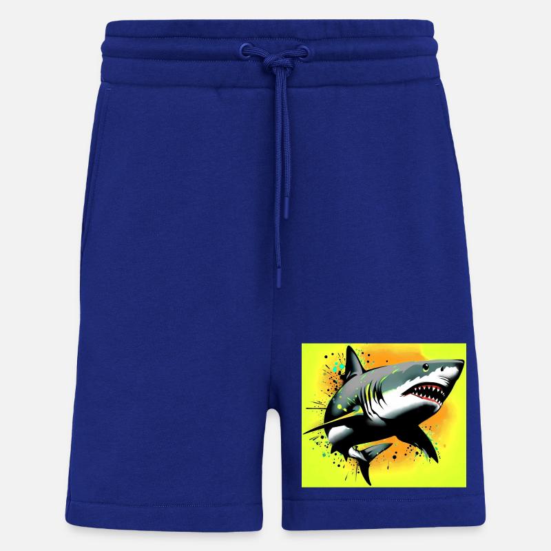 Requin - Short bio décontracté fabriqué en UE - Iconic Blue
