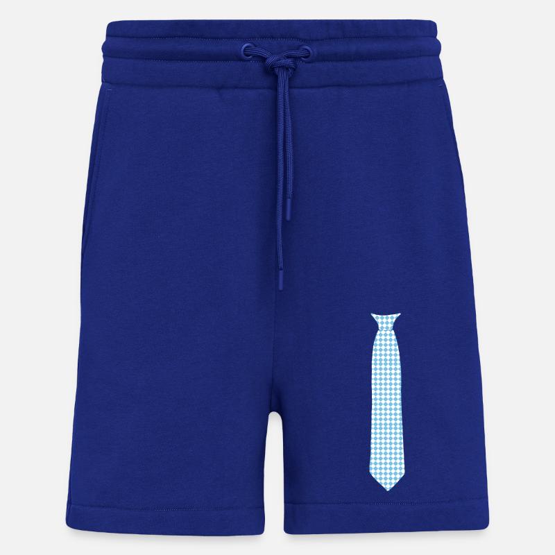 Cravate motif fêter octobre - Short bio décontracté fabriqué en UE - Iconic Blue