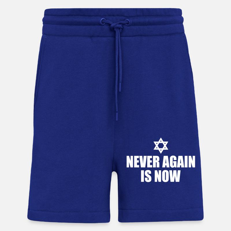 Never again is now - Shorts - made by SPREAD - Iconic Blue