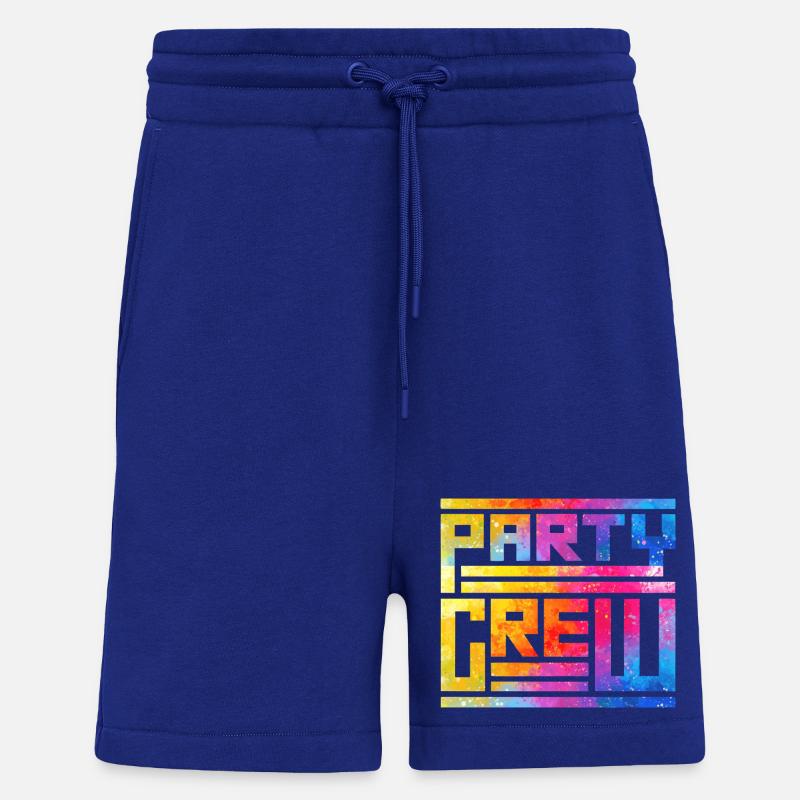 Rainbow Splash Party Schrift - Shorts - made by SPREAD - Iconic Blue